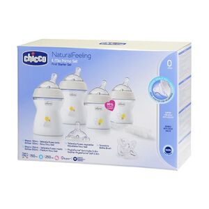 Chicco Sada novorozenecká startovací Natural Feeling 0m+ neutral obraz