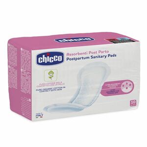 Chicco Vložky poporodní z organické bavlny 10 ks obraz
