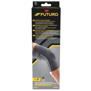 3M FUTURO™ Prémiová kompresní bandáž na koleno se stabilizátory vel. M obraz
