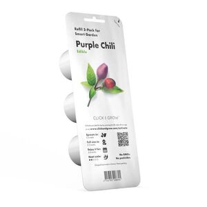 Click & Grow Náplň pro chytré květináče 3 ks - fialové chilli obraz