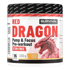 Survival Red Dragon Stim Free Pre-workout 330 g jablko mango obraz