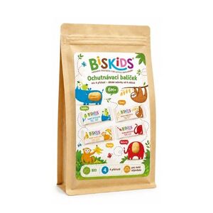 Biskids BIO ochutnávací balíček sušenek 6m+ mix 4 příchutí 4x20 g obraz