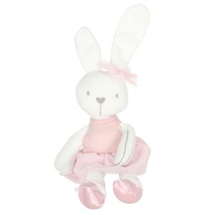 TULIMI Plyšový mazlík pro děti Bunny Love, růžový, 46 cm obraz