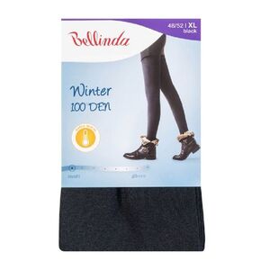 Bellinda Winter 100 DEN vel. 52 dámské teplé punčochové kalhoty černé obraz