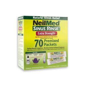 NeilMed Proplach nosu Sinus Rinse, Hypertonický, náhradní sáčky, 70 sáčků obraz