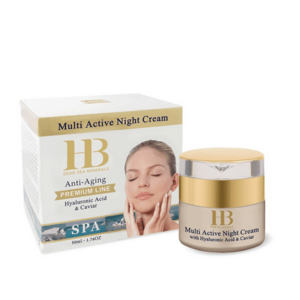 H&B Dead Sea Minerals Multiaktivní noční krém Anti-Aging 50 ml obraz