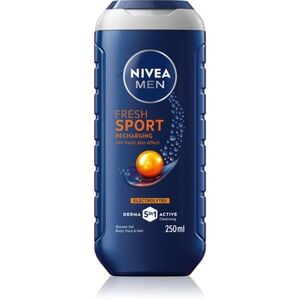 NIVEA MEN Fresh Sport sprchový gel s minerály pro muže 250 ml obraz
