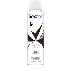 Rexona Invisible Pure antiperspirant ve spreji proti bílým a žlutým skvrnám 150 ml obraz