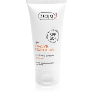 Ziaja Med Protecting UVA + UVB matující opalovací krém na obličej SPF 50+ 50 ml obraz