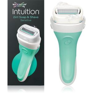 Wilkinson Sword Intuition 2in1 Soap & Shave Sensitive holicí strojek 1 ks obraz
