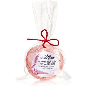 Soaphoria Romantic Rose Fizzy Bath Bomb antistresový koupelový balistik s regeneračním účinkem 85 g obraz