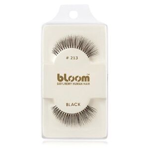 Bloom Natural nalepovací řasy z přírodních vlasů No. 213 (Black) 1 cm obraz