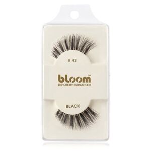 Bloom Natural nalepovací řasy z přírodních vlasů No. 43 (Black) 1 cm obraz