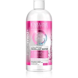 Eveline Cosmetics FaceMed+ hyaluronová micelární voda 3 v 1 400 ml obraz