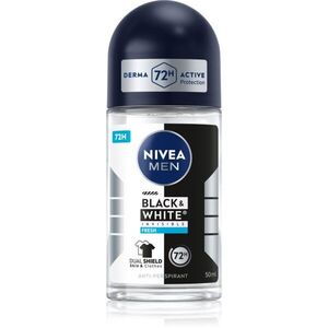 NIVEA MEN Invisible Black & White Fresh kuličkový antiperspirant pro muže 50 ml obraz