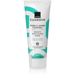 Avon Clearskin Pore & Shine Control povzbuzující peeling 75 ml obraz