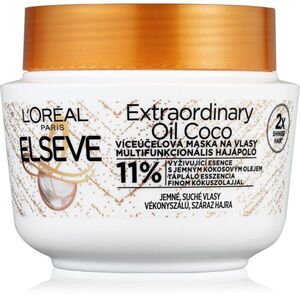 L’Oréal Paris Elseve Extraordinary Oil Coconut vyživující maska pro normální až suché vlasy s kokosovým olejem 300 ml obraz