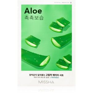 Missha Airy Fit Aloe plátýnková maska s hydratačním a zklidňujícím účinkem 19 g obraz
