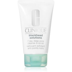Clinique Blackhead Solutions 7 Day Deep Pore Cleanse & Scrub čisticí pleťový peeling proti černým tečkám 125 ml obraz