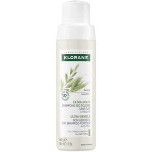 Klorane ULTRA-GENTLE Dry Shampoo with Oat Milk suchý šampon bez aerosolu pro všechny typy vlasů 50 g obraz