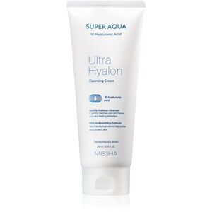 Missha Super Aqua 10 Hyaluronic Acid hydratační čisticí krém 200 ml obraz