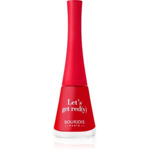 Bourjois 1 Seconde rychleschnoucí lak na nehty odstín 009 Let's Get Red(y) 9 ml obraz
