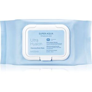 Missha Ultra Hyalon odličovací ubrousky na make-up s kyselinou hyaluronovou 30 ks obraz