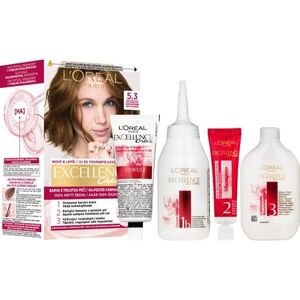 L’Oréal Paris Excellence Creme barva na vlasy odstín 5.3 Natural Golden Brown 1 ks obraz