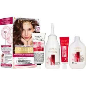 L’Oréal Paris Excellence Creme barva na vlasy odstín 5.02 Light Brown 1 ks obraz