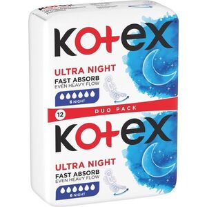 Kotex Ultra Comfort Night vložky 12 ks obraz