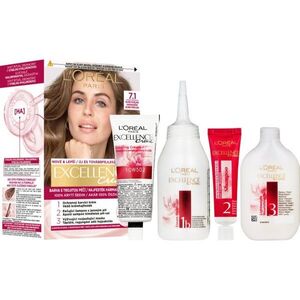 L’Oréal Paris Excellence Creme barva na vlasy odstín 7.1 1 ks obraz