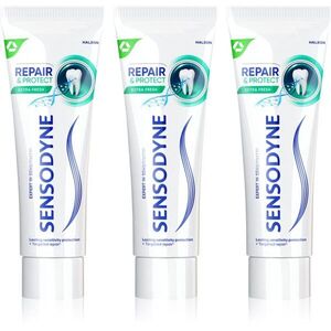 Sensodyne Repair & Protect Extra Fresh zubní pasta pro ochranu zubů a dásní 3x75 ml obraz