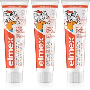 Elmex Caries Protection Kids zubní pasta pro děti 3 x 50 ml obraz