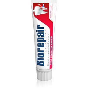 Biorepair Fast Sensitive Repair bioaktivní pasta pro snížení citlivosti zubů a obnovení zubní skloviny 75 ml obraz
