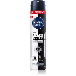 NIVEA MEN Black & White Invisible Original antiperspirant ve spreji pro muže 200 ml obraz