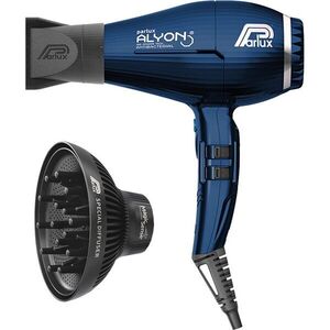 Parlux Alyon + Magic Sense profesionální fén na vlasy s ionizační funkcí + difuzér Dark Blue 1 ks obraz