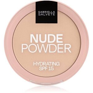 Gabriella Salvete Fixing Powder Hydrating jemný kompaktní pudr SPF 15 odstín 03 Nude Sand 8 g obraz