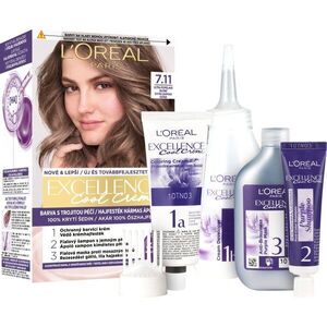 L’Oréal Paris Excellence Cool Creme barva na vlasy odstín 7.11 Ultra Ash Blond 1 ks obraz
