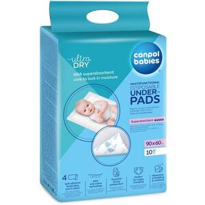Canpol babies Disposable Underpads jednorázové přebalovací podložky Super Absorbent 10 ks obraz