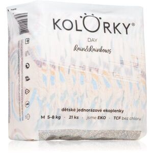 Kolorky Day Rain&Rainbow jednorázové pleny velikost M 5-8 Kg 21 ks obraz