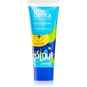 Ecodenta Colour Surprise zubní pasta pro děti proti zubnímu kazu 75 ml obraz