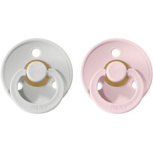 BIBS Colour Natural Rubber Size 2: 6+ months dudlík Haze / Blossom 2 ks obraz