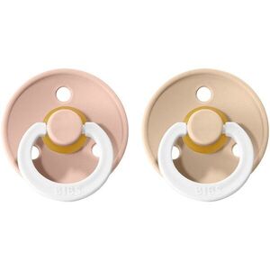 BIBS Colour Natural Rubber Size 3: 18+ months dudlík Blush Night / Vanilla Night 2 ks obraz