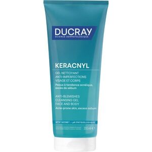 Ducray Keracnyl Foaming gel čisticí pěnivý gel pro mastnou pleť se sklonem k akné 200 ml obraz