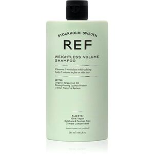 REF Weightless Volume Shampoo šampon pro jemné a zplihlé vlasy pro objem od kořínků 285 ml obraz