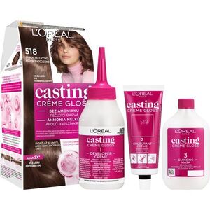 L’Oréal Paris Casting Creme Gloss barva na vlasy odstín 518 Hazelnut Macchiato 1 ks obraz