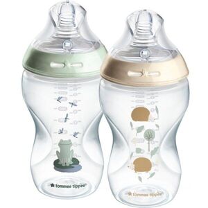 Tommee Tippee Natural Start Anti-Colic samosterilizační kojenecká láhev Nature Medium Flow 3 m+ 2x340 ml obraz