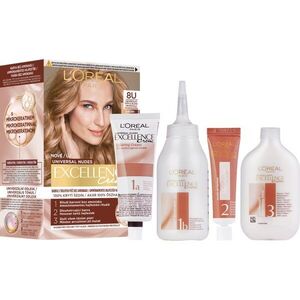 L’Oréal Paris Excellence Universal Nudes permanentní barva na vlasy odstín 8U 1 ks obraz
