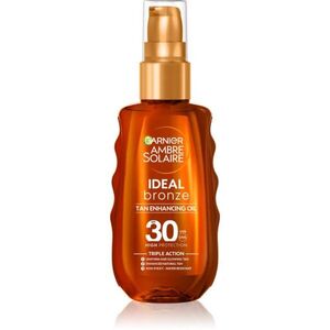 Garnier Ambre Solaire Ideal Bronze pečující a opalovací olej SPF 30 150 ml obraz