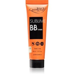 puroBIO Cosmetics Sublime hydratační BB krém odstín 03 30 ml obraz